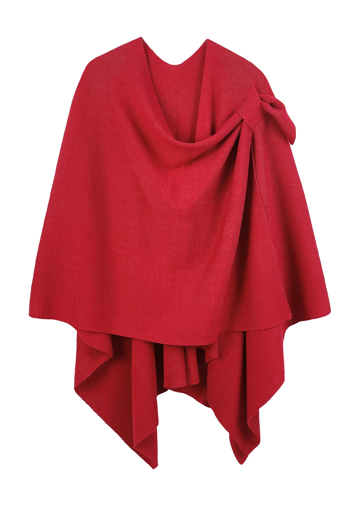 Solid Ruana With Shoulder Strap - Charming Charlie