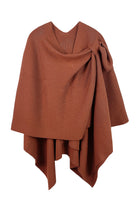 Solid Ruana With Shoulder Strap - Charming Charlie