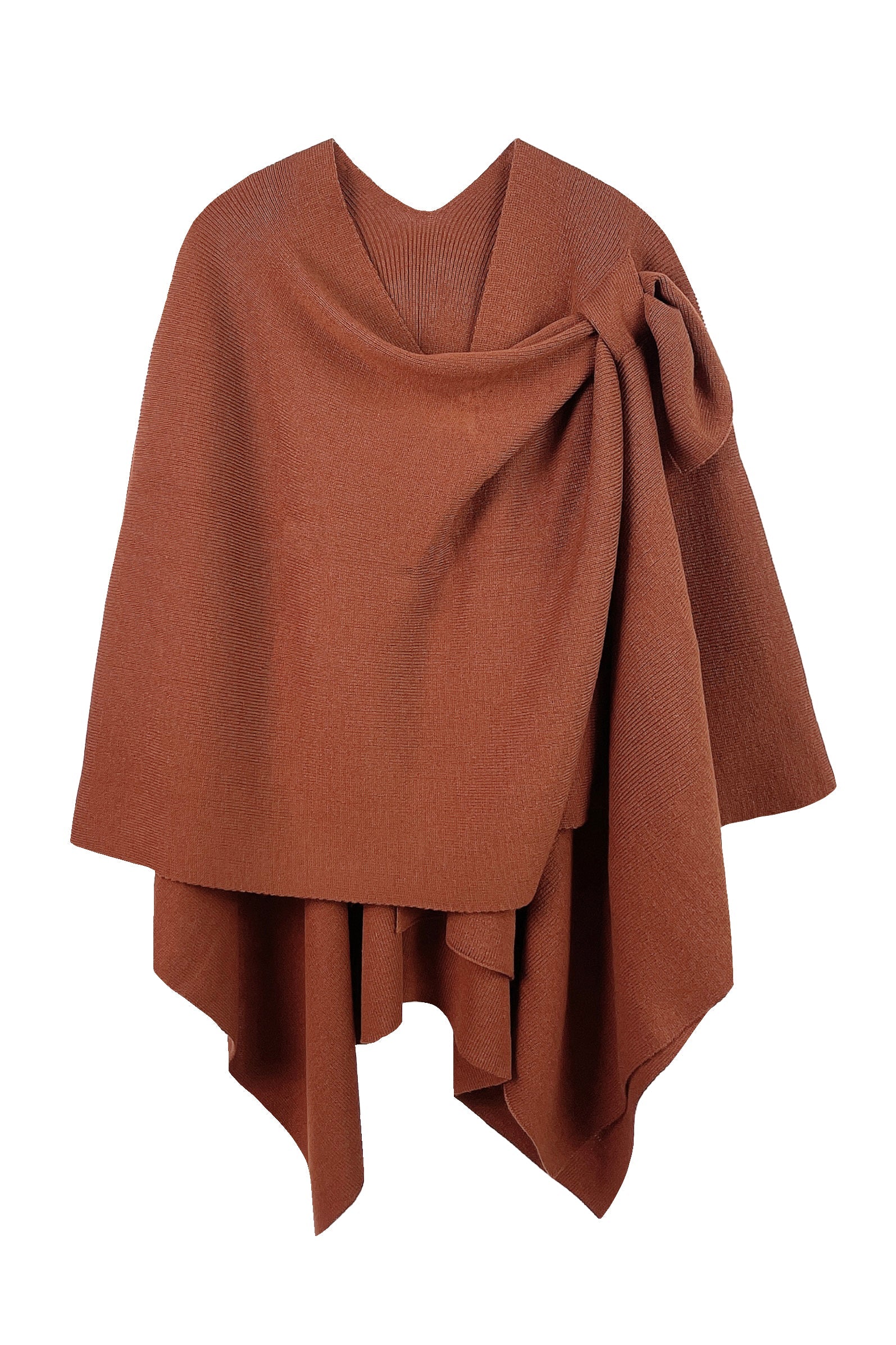 Solid Ruana With Shoulder Strap - Charming Charlie