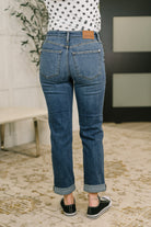 Zoey Mid Rise Billie Boyfriend Jean in Everyday Indigo - Charming Charlie