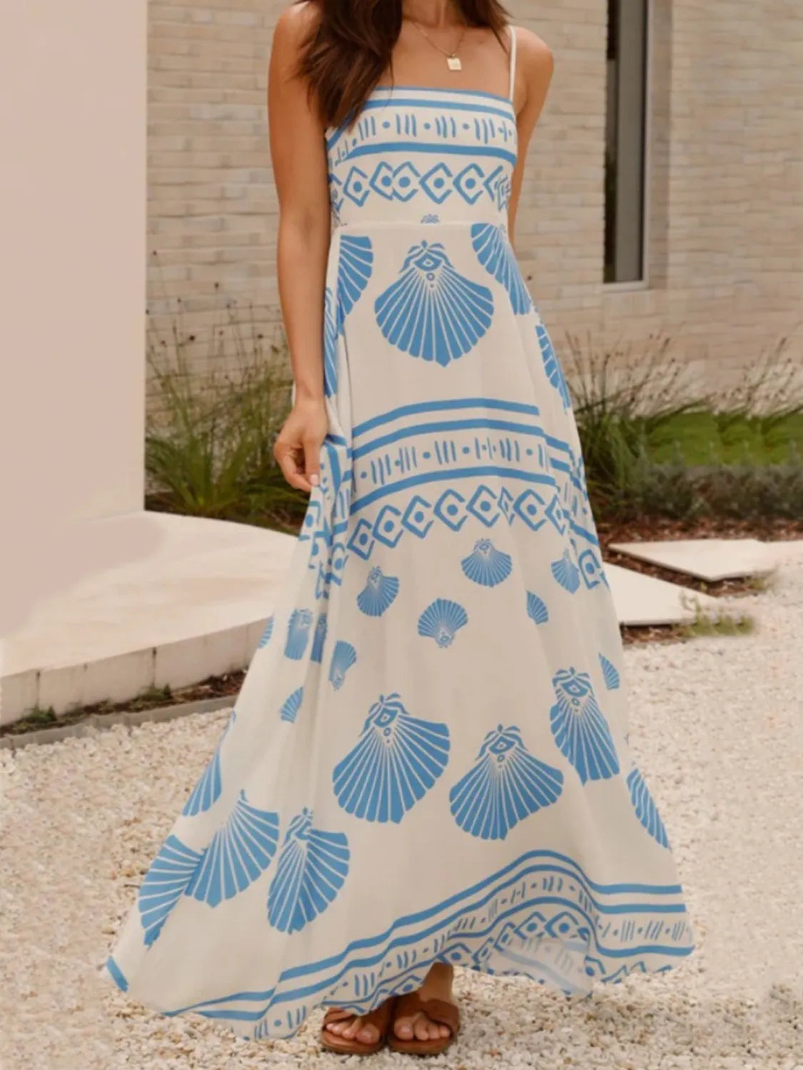 Airlie Maxi Dress - Shell Print main image 0