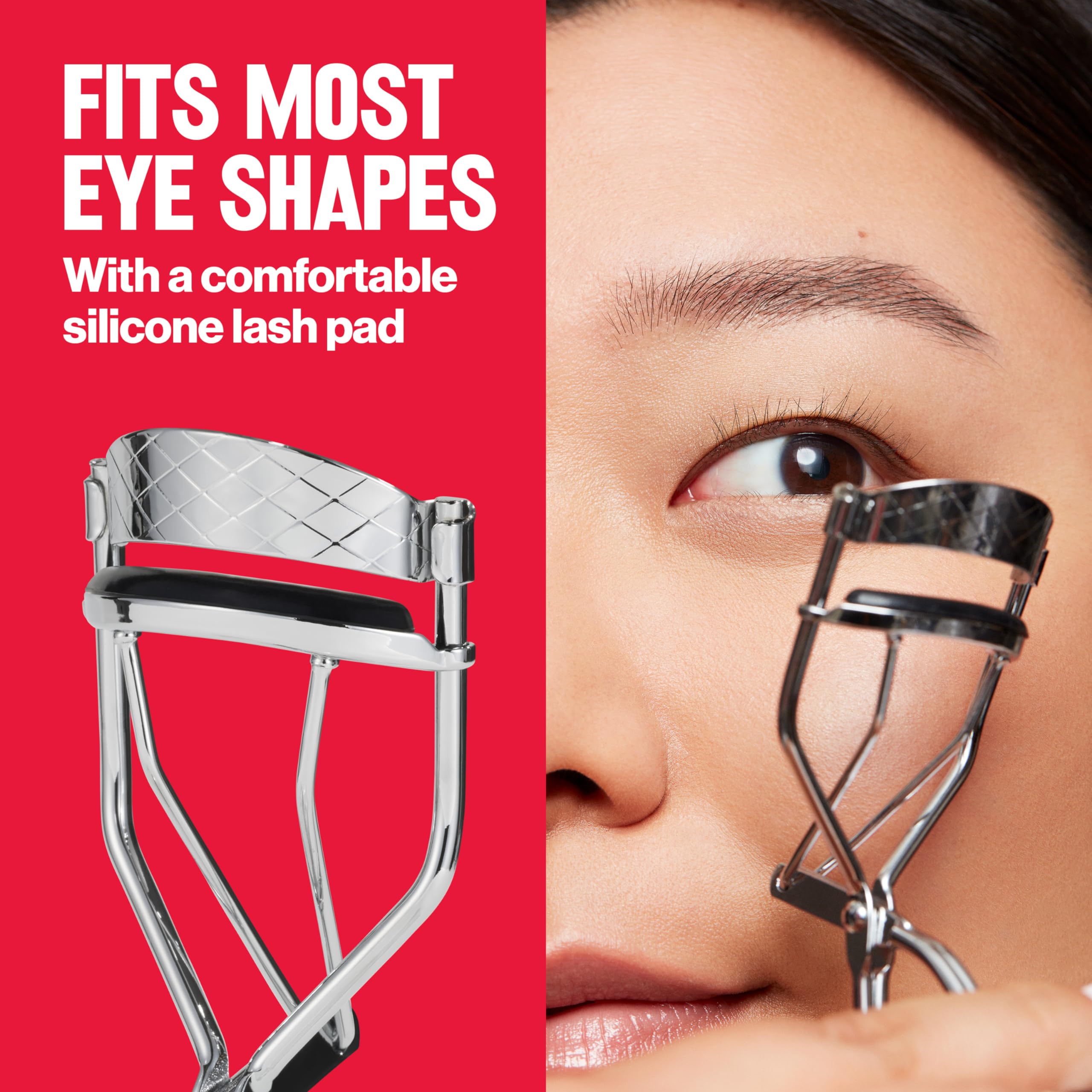 Revlon Natural Curl Lash Curler, Gives a Natural Eyelash Lift, with Finger Grips for a Non Slip Grip, Easy to Use, 1 Count - Charming Charlie