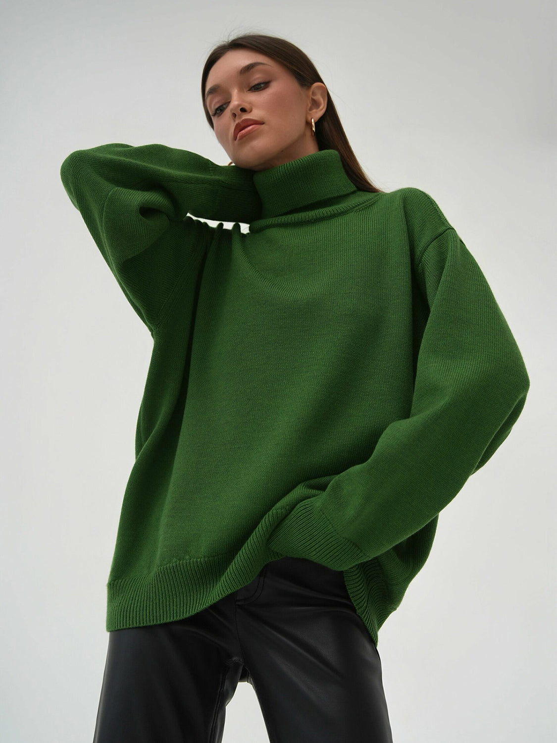Turtleneck Long Sleeve Sweater – Charming Charlie