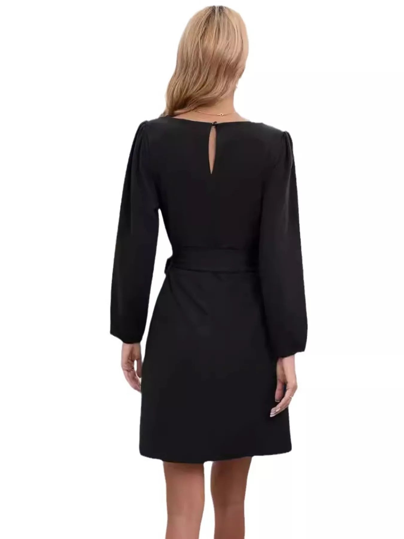 charlie mini dress Tie-Waist Mini Dress Dark Red / L