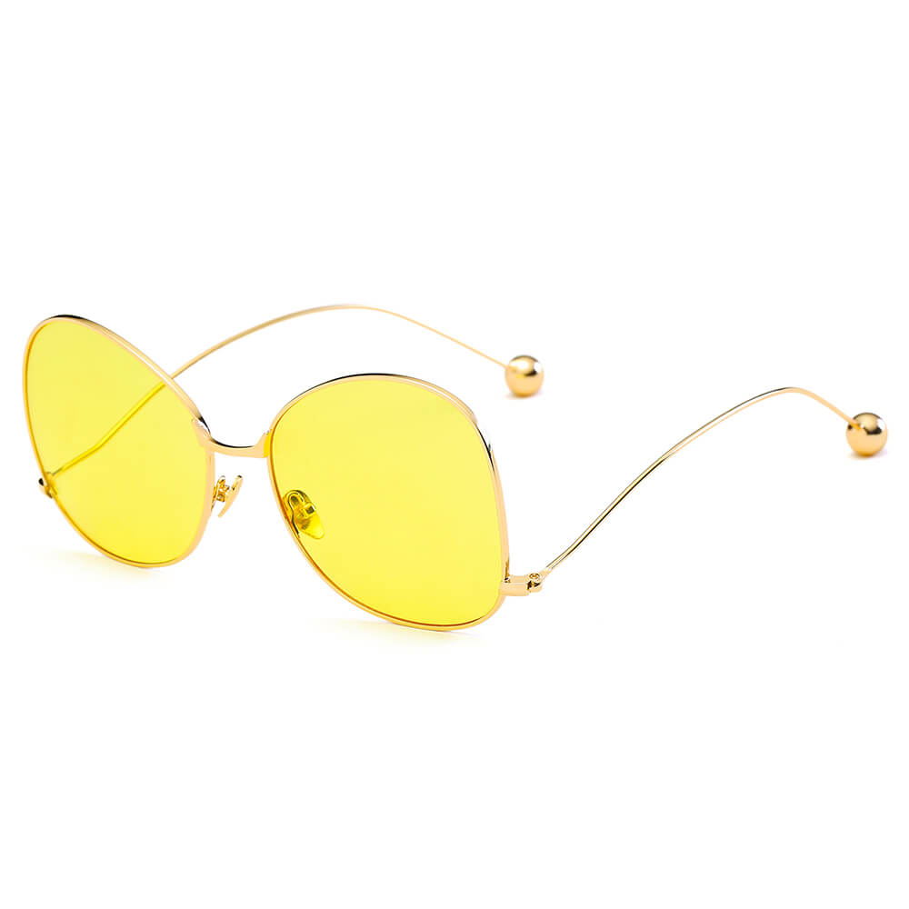 EUGENE | CD05 - Women's Trendy Oversized Pantone Lens Sunglasses - Cramilo Eyewear - Stylish Trendy Affordable Sunglasses Clear Glasses Eye Wear Fashion