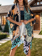 Printed Open Front Cover-Up - Charming Charlie