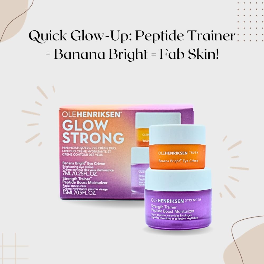 OLEHENRIKSEN Glow Strong Mini Moisturizer + Eye Cream Duo - Charming Charlie