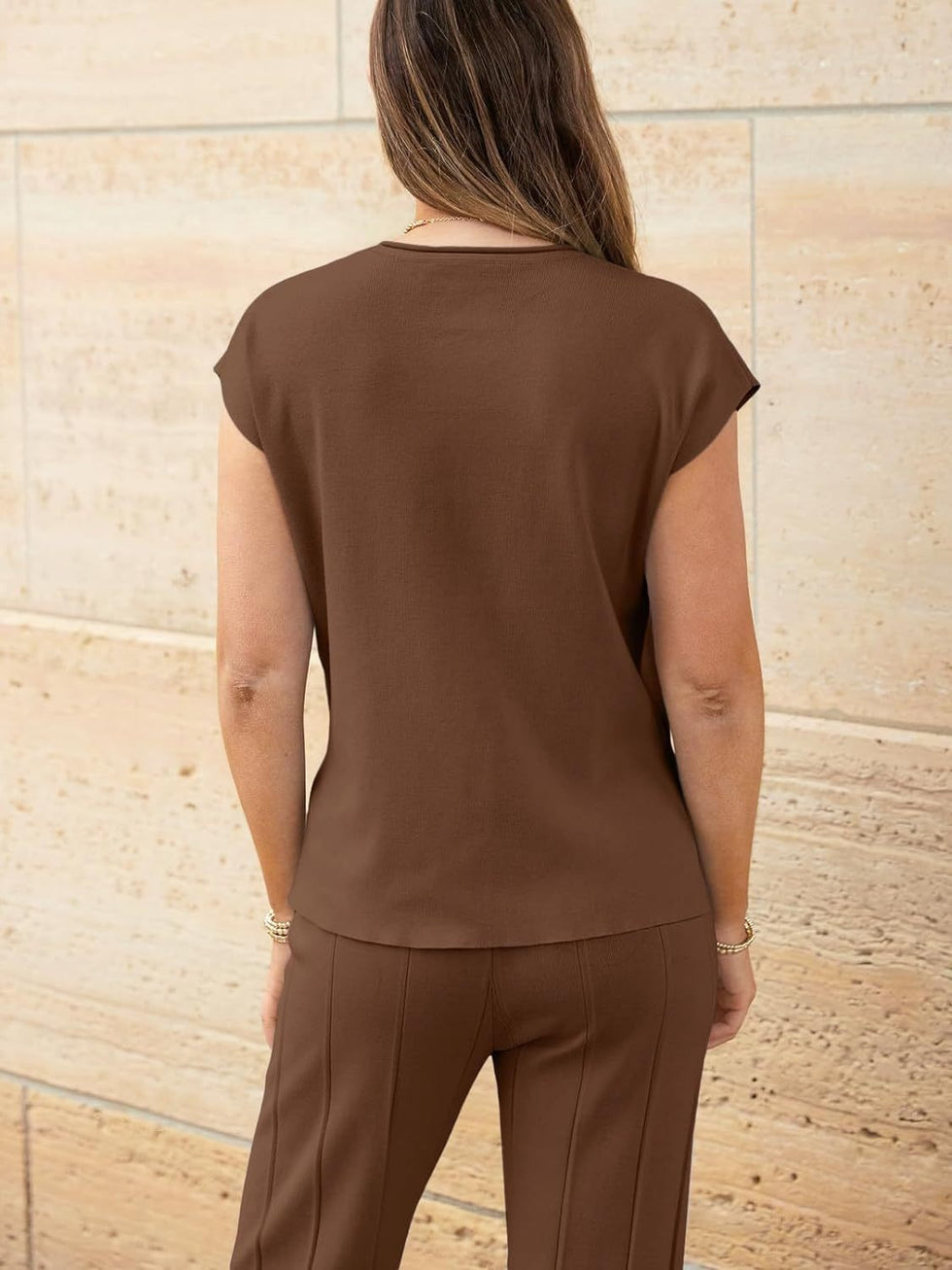 HYFVE Round Neck Cap Sleeve Relaxed Fit Breezy Romper