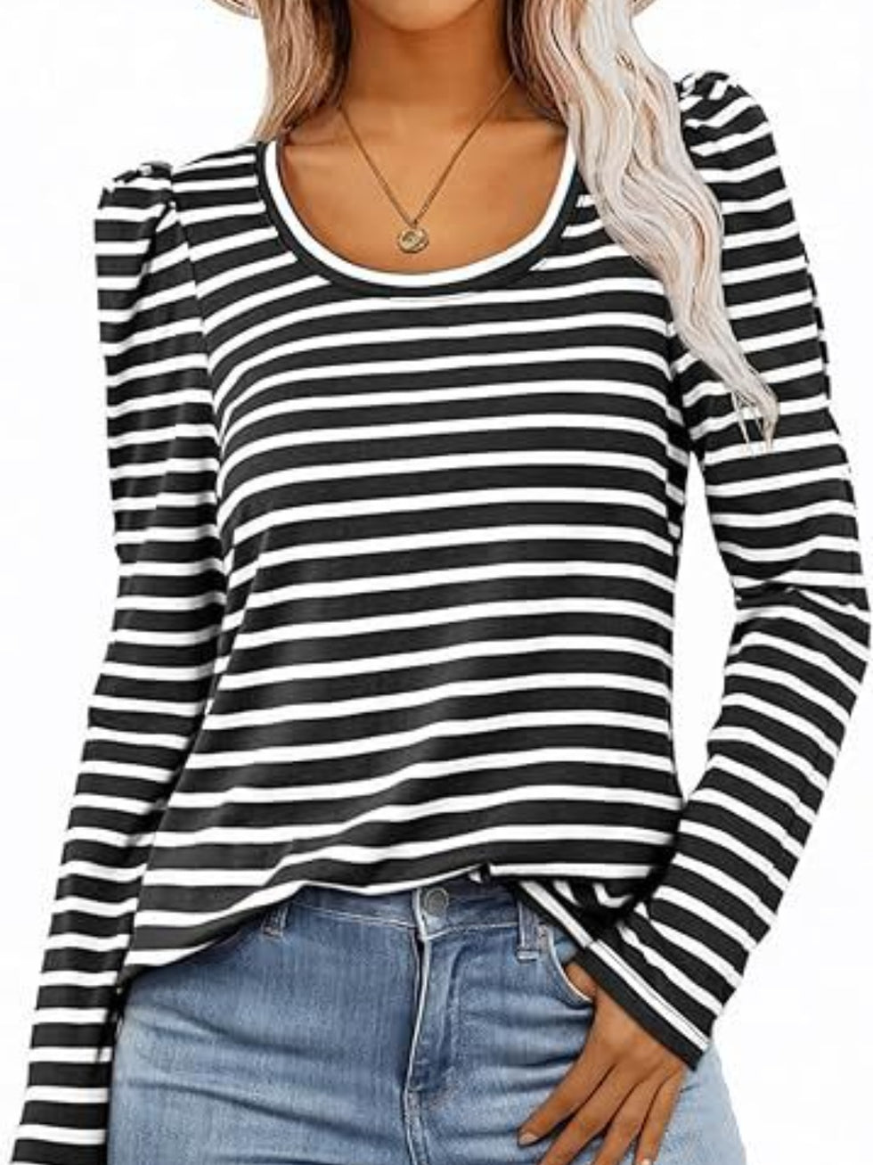 Round Neck Long Sleeve T-Shirt