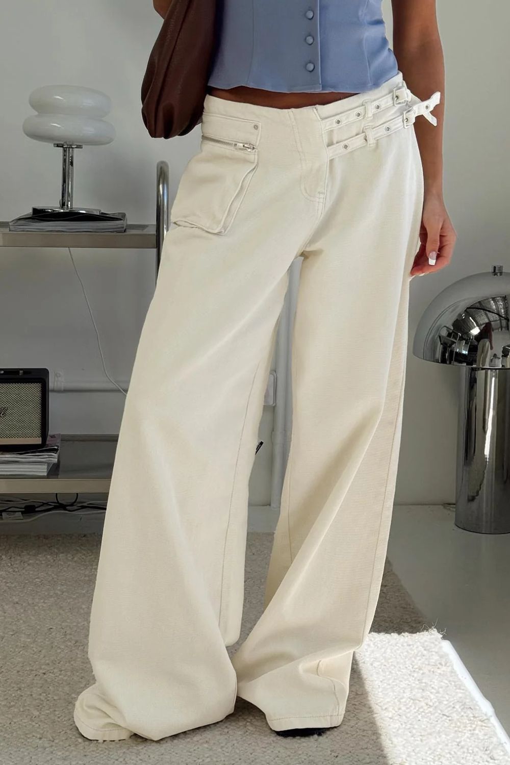 Wide Leg Jeans with Pockets - Charming Charlie