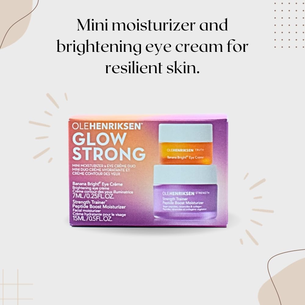 OLEHENRIKSEN Glow Strong Mini Moisturizer + Eye Cream Duo - Charming Charlie