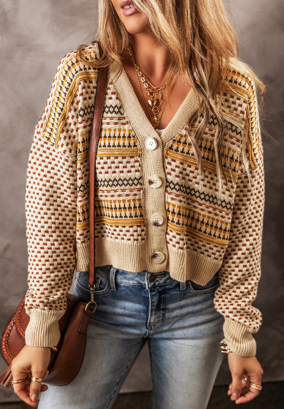 Button Down Long Sleeve Cardigan - Charming Charlie