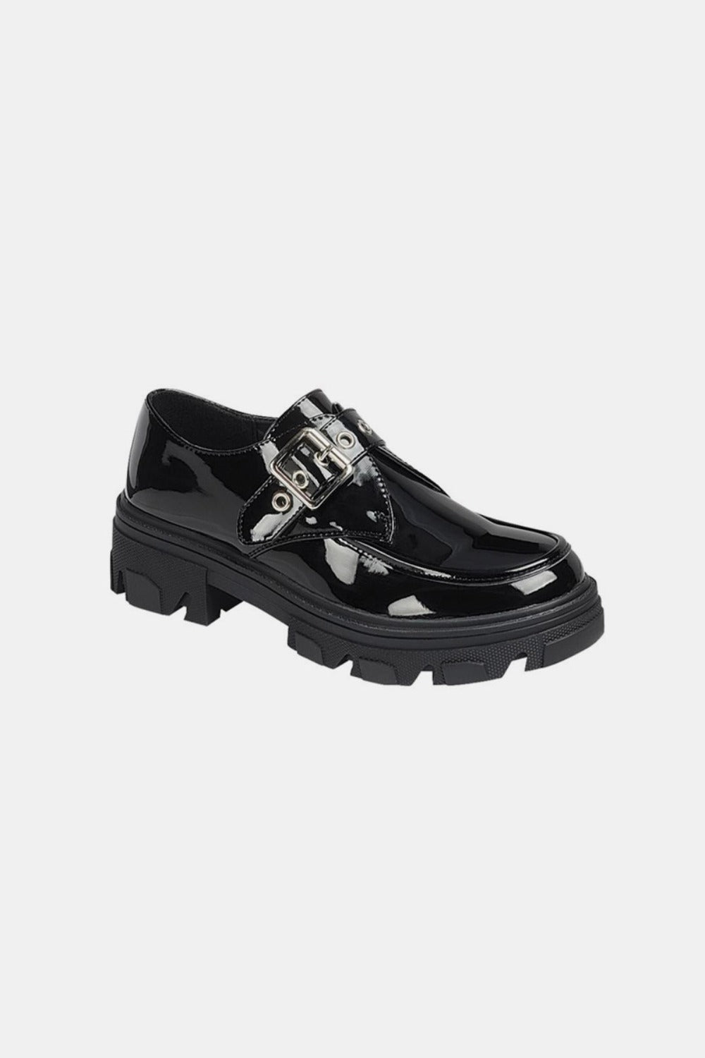 Forever Link Buckled Platform Lug Sole Loafers - Charming Charlie