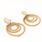 Wood and Shell Drop Earrings - Charming Charlie