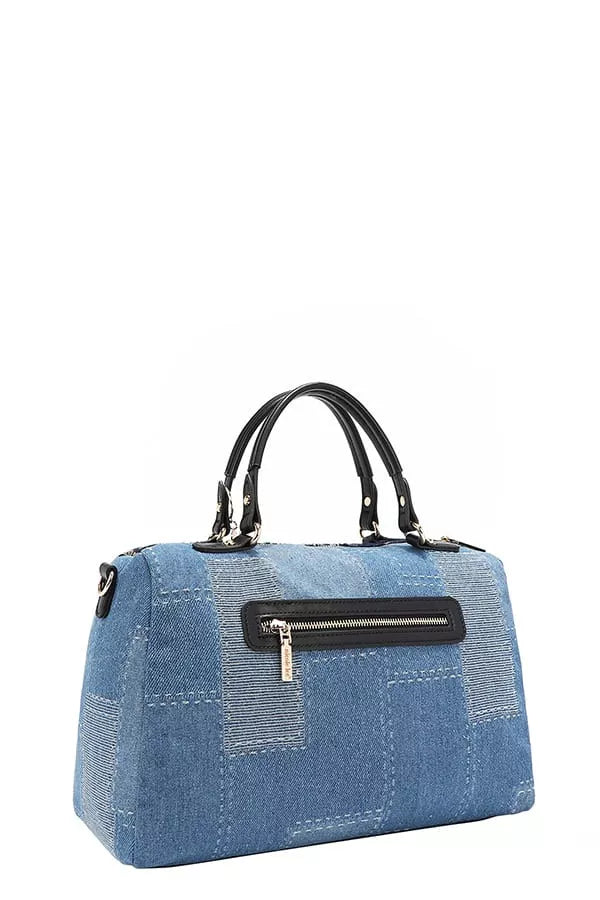 Nicole Lee USA Bosque De Amor Denim Boston Bag – Charming Charlie