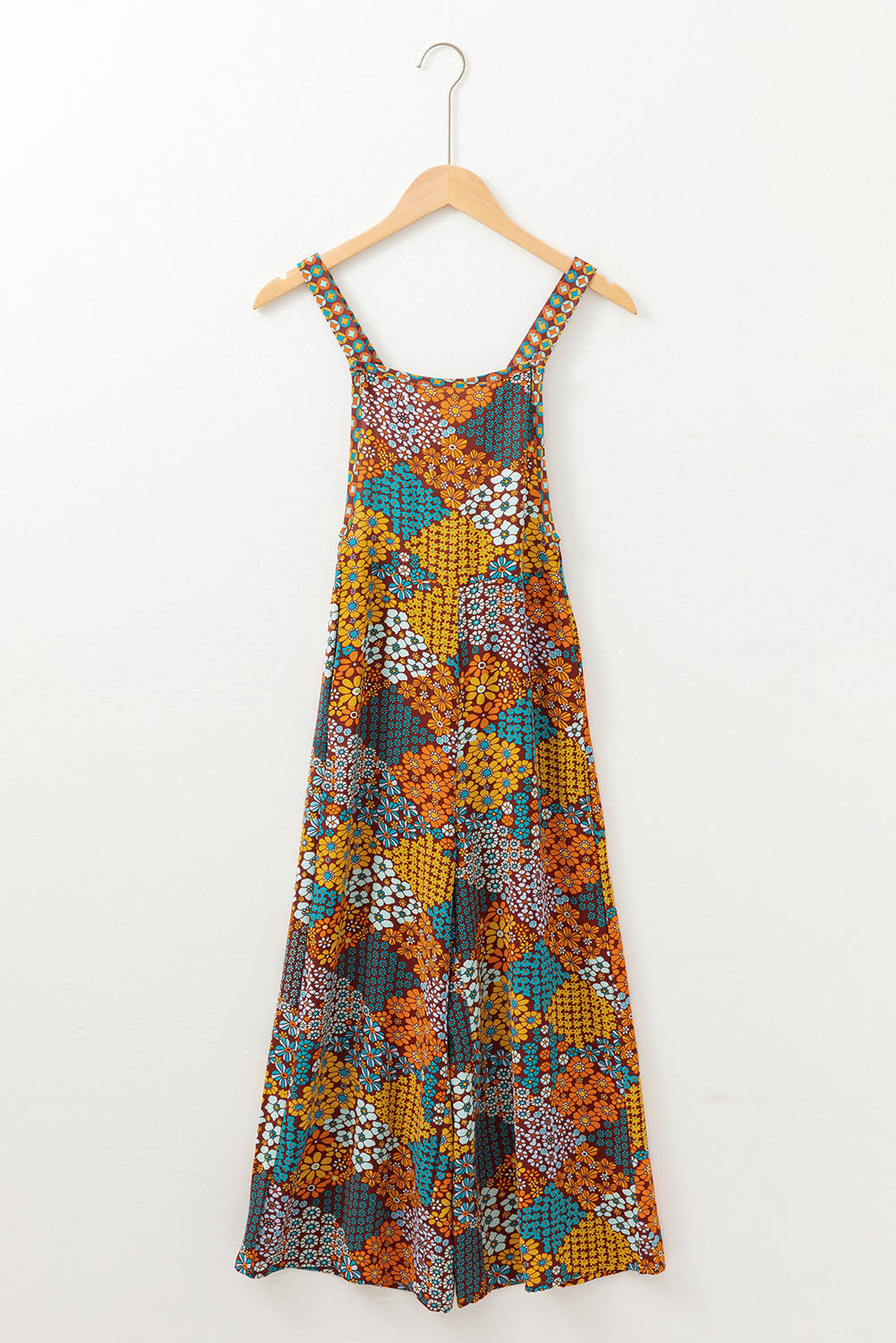 Floral Crisscross Strap Wide Leg Overalls – Charming Charlie