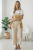 Sunflower Patch Pocket Overalls - Charming Charlie