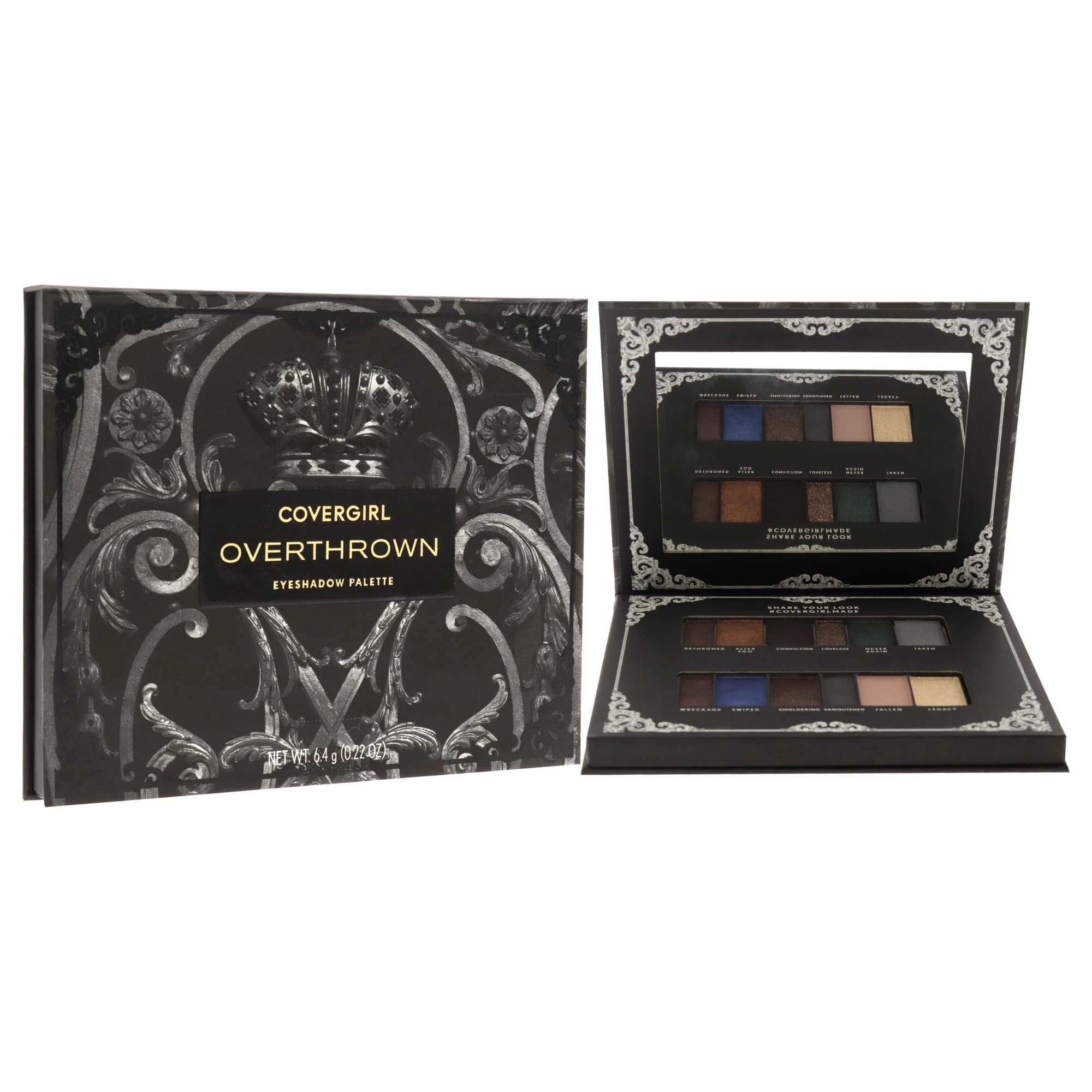 COVERGIRL COVERGIRL eyeshadow palette, overthrown, 6 Fl Ounce - Charming Charlie