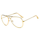ENID | F1001 - Trendy Aviator Clear Glasses Lens Sun Glasses - Cramilo Eyewear - Stylish Trendy Affordable Sunglasses Clear Glasses Eye Wear Fashion
