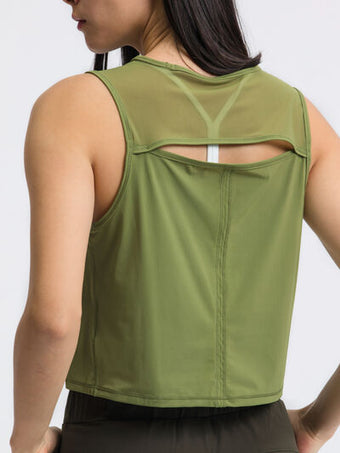 Millennia Crisscross Round Neck Active Tank main image 0
