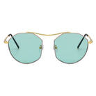 CHOCTAW | S2035 - Women Round Tinted Flat Lens Spectacles Opticals Sunglasses Circle - Cramilo Eyewear - Stylish Trendy Affordable Sunglasses Clear Glasses Eye Wear Fashion