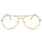 ENID | F1001 - Trendy Aviator Clear Glasses Lens Sun Glasses - Cramilo Eyewear - Stylish Trendy Affordable Sunglasses Clear Glasses Eye Wear Fashion