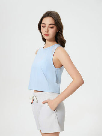 Round Neck Active Tank