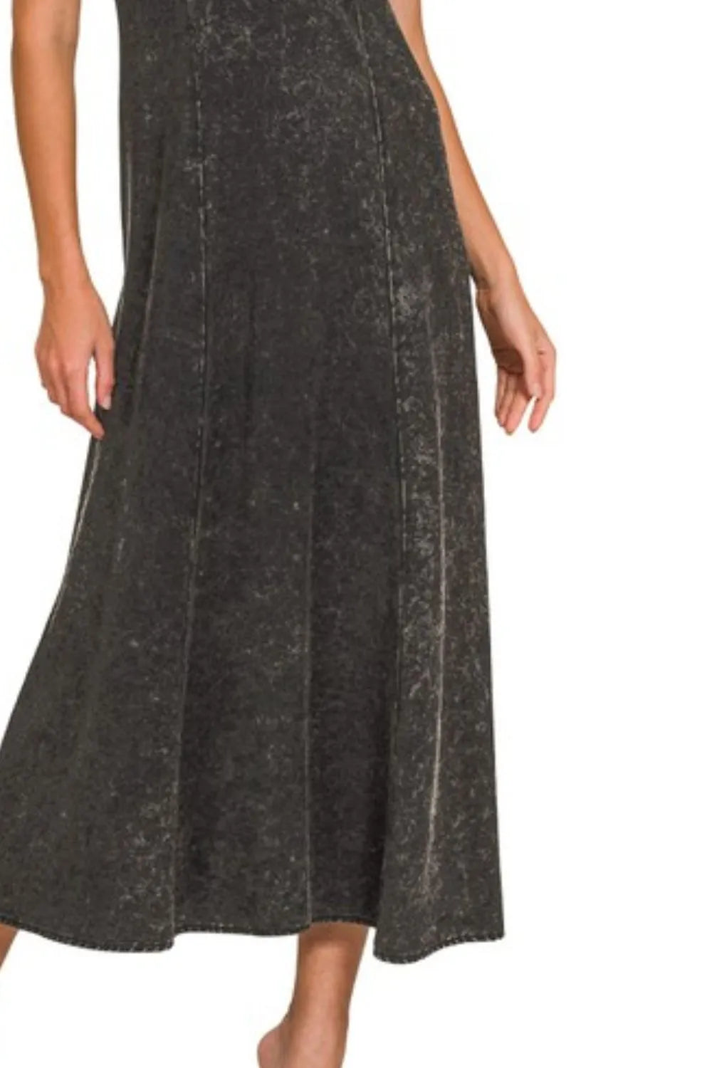 Zenana Tencel Mineral Washed Maxi Dress – Charming Charlie
