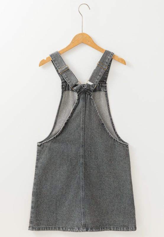 grey overall dress Grey Overall Dress with Dress Outfits (6 ideas & outfits)