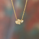 18K Gold-Plated 925 Sterling Silver Zircon Heart Necklace - Charming Charlie