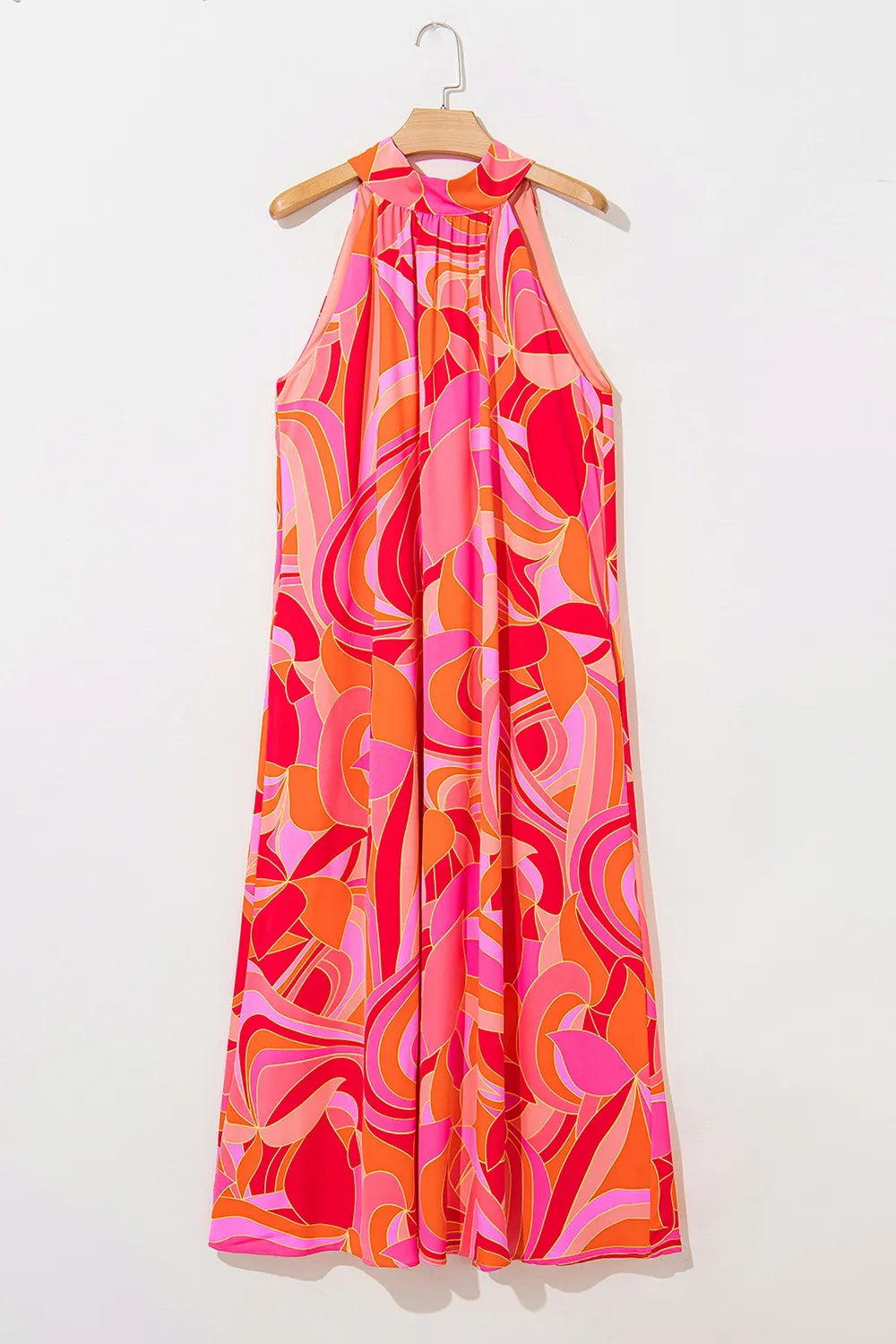 Contrast Grecian Neck Maxi Dress  Charming Charlie