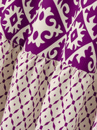 Geometric Elastic Waist Maxi Skirt - Charming Charlie
