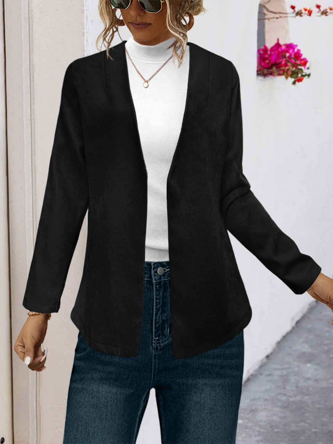 Open Front Long Sleeve Cardigan - Charming Charlie