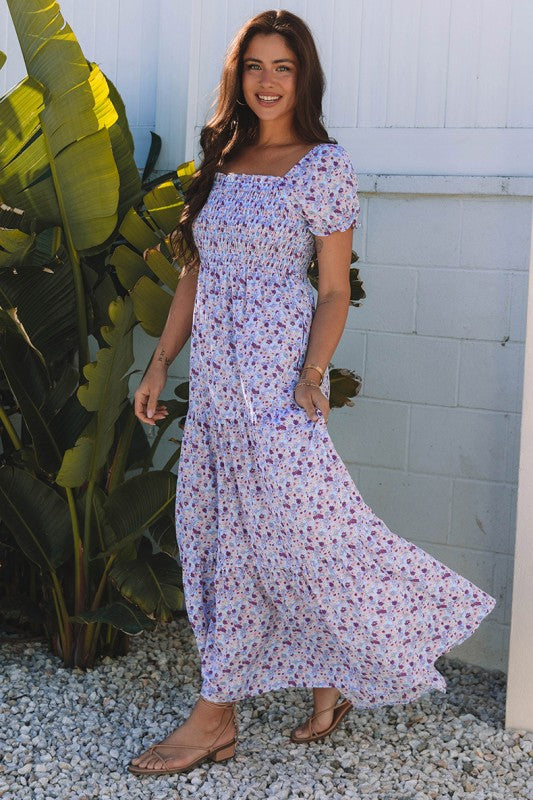 chinese dress ladies Bubble Puff Sleeve Maxi Dress – Endless Rose