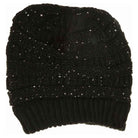black Sequin CC Tail Beanie expertly blends functionality with fashionable detail. Crafted from soft, insulating materials, it ensures warmth during colder seasons. The subtle sequin embellishments add a refined shimmer without overwhelming the design, while the distinctive tail silhouette offers a contemporary edge. Perfect for those seeking sophisticated winter headwear that performs as well as it looks.