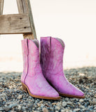 Bowie Metallic Boot in Pink - Charming Charlie
