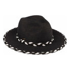 Black Braided Hat combines expert craftsmanship with timeless style. Its intricately woven design ensures durability and a comfortable fit, making it an ideal accessory for both casual and formal occasions. The breathable material provides all-day comfort while adding a sophisticated touch to your outfit. Perfect for those who appreciate quality and elegance in their headwear. 