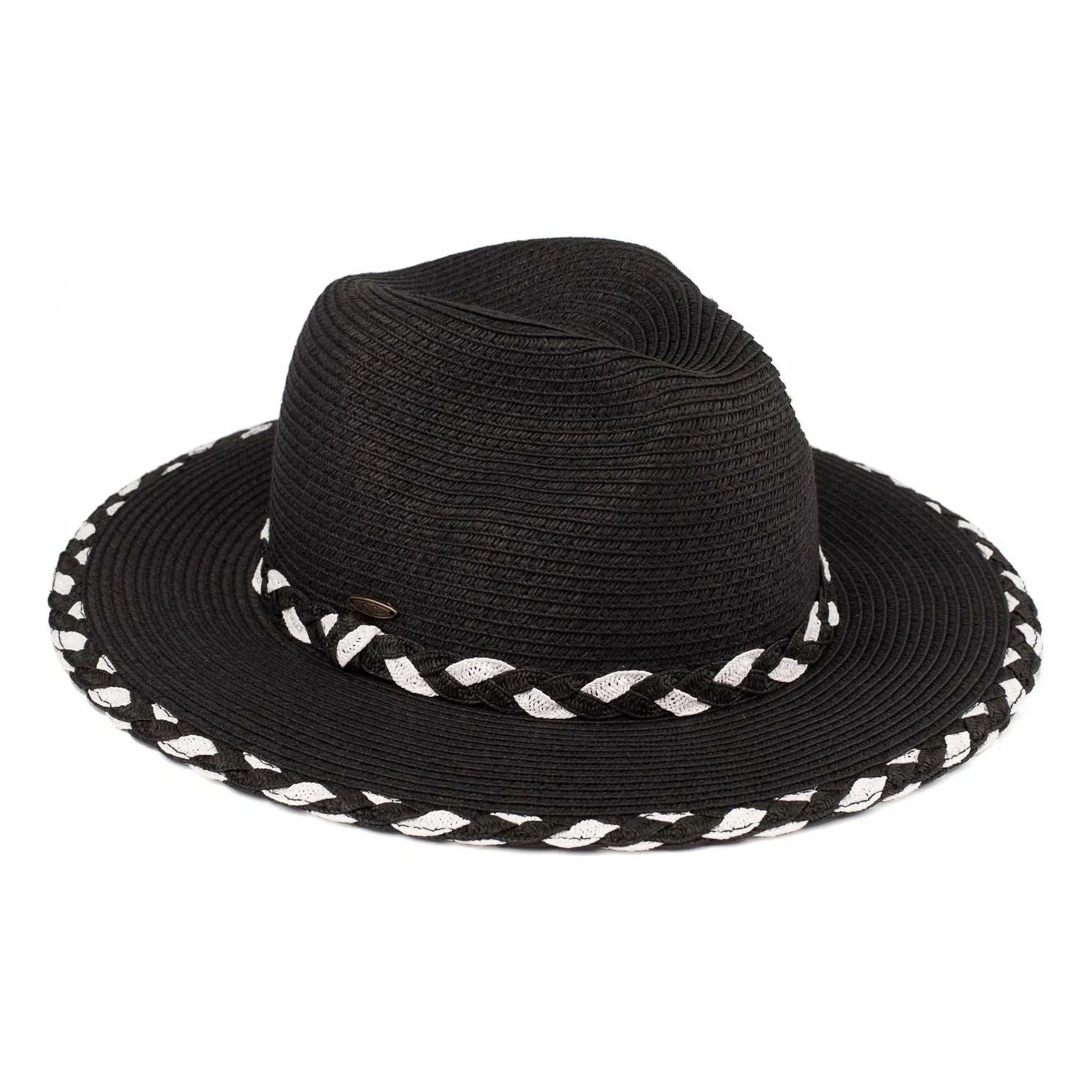 Black Braided Hat combines expert craftsmanship with timeless style. Its intricately woven design ensures durability and a comfortable fit, making it an ideal accessory for both casual and formal occasions. The breathable material provides all-day comfort while adding a sophisticated touch to your outfit. Perfect for those who appreciate quality and elegance in their headwear. 