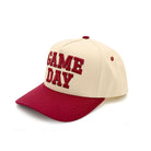 Burgundy C.C GAME DAY Embroidered Cotton Baseball Cap combines classic style with durable comfort. Crafted from high-quality cotton, this cap offers breathability and a soft feel, making it ideal for all-day wear. Its detailed embroidery adds a refined touch, perfect for game day or casual outings. Adjustable sizing ensures a secure fit, while the structured design maintains shape and provides sun protection. This cap is a versatile accessory that blends functionality with a polished look.