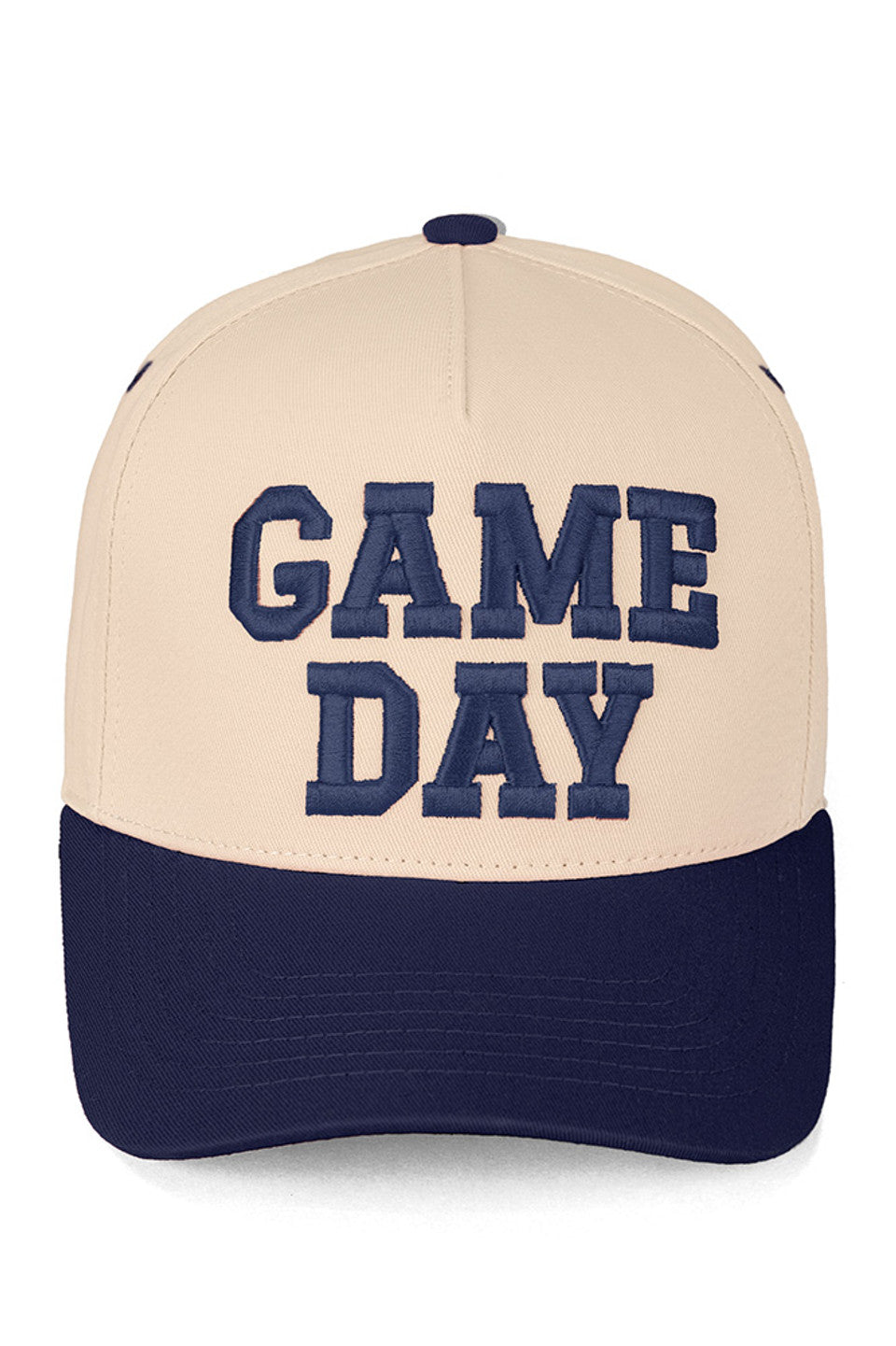 Navy C.C GAME DAY Embroidered Cotton Baseball Cap combines classic style with durable comfort. Crafted from high-quality cotton, this cap offers breathability and a soft feel, making it ideal for all-day wear. Its detailed embroidery adds a refined touch, perfect for game day or casual outings. Adjustable sizing ensures a secure fit, while the structured design maintains shape and provides sun protection. This cap is a versatile accessory that blends functionality with a polished look.