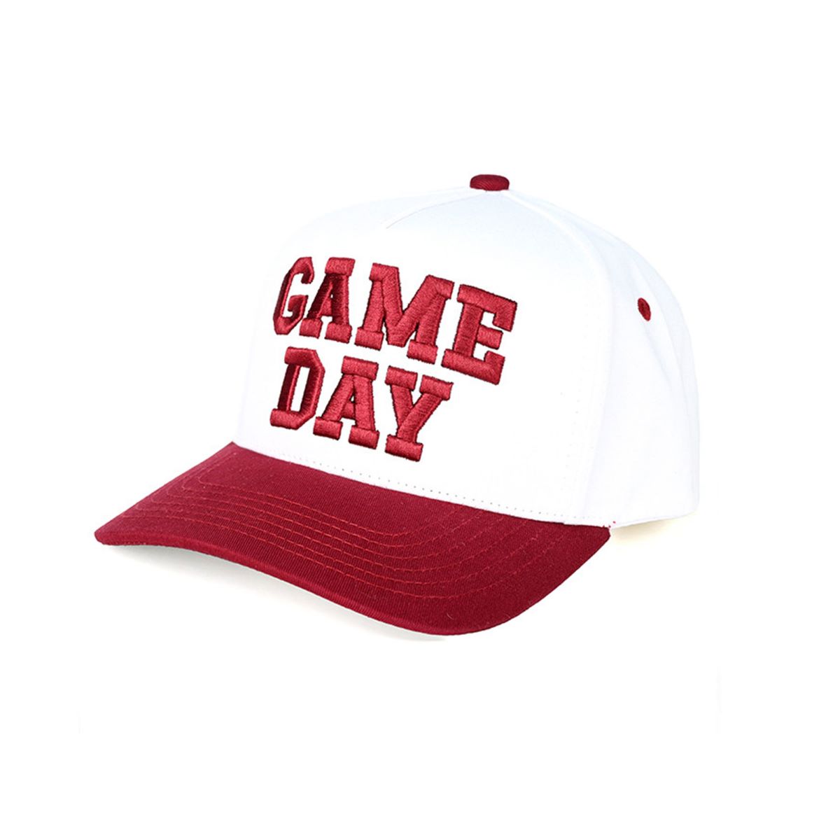 White C.C GAME DAY Embroidered Cotton Baseball Cap combines classic style with durable comfort. Crafted from high-quality cotton, this cap offers breathability and a soft feel, making it ideal for all-day wear. Its detailed embroidery adds a refined touch, perfect for game day or casual outings. Adjustable sizing ensures a secure fit, while the structured design maintains shape and provides sun protection. This cap is a versatile accessory that blends functionality with a polished look.