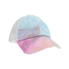 Cotton-Candy C.C Kids Tie Dye Criss-Cross Ponycap combines playful tie-dye patterns with a practical criss-cross design, ensuring a secure and comfortable fit for active children. Crafted for durability and style, this ponytail keeps hair neatly in place while adding a vibrant touch to any outfit. Ideal for everyday wear, it offers both function and fashion for young, energetic lifestyles.