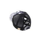 Black Kids Tie Dye Star Flag Ponycap, comfy kids' cap great for a bad hair day, pull your bun or ponytail thru the back opening, great for keeping your hair away from face while exercising, running, playing sports or just taking a walk. Perfect Birthday Gift, Mother's Day Gift, Anniversary Gift, Thank you Gift, Graduation