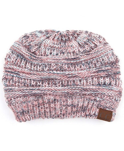 Mauve Multi C.C Multicolor Diagonal Garter Stitch Knitted Beanie Warm Winter Hat; reach for this classic toasty hat to keep you nice n warm in the chilly winter weather, the wintry touch finish to your outfit. Perfect Gift Birthday, Christmas, Holiday, Anniversary, Stocking Stuffer, Secret Santa, Valentine's Day, Loved One, BFF