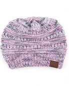 New Lavender Multi C.C Multicolor Diagonal Garter Stitch Knitted Beanie Warm Winter Hat; reach for this classic toasty hat to keep you nice n warm in the chilly winter weather, the wintry touch finish to your outfit. Perfect Gift Birthday, Christmas, Holiday, Anniversary, Stocking Stuffer, Secret Santa, Valentine's Day, Loved One, BFF