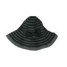 C.C Ribbon Cloth Hat - Black - Hat