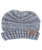 Mint C.C Slouchy Two-Tone Detailed Knitted Beanie Comfy Warm Winter Hat; reach for this classic toasty hat to keep you nice n warm in the chilly winter weather, the wintry touch finish to your outfit. Perfect Gift Birthday, Christmas, Holiday, Anniversary, Stocking Stuffer, Secret Santa, Valentine's Day, Loved One, BFF