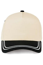 Black This C.C Two Tone with Retro Stripe Cotton Trucker Cap is the definition of understated cool. Crafted from breathable canvas with a structured crown and curved brim, it‚Äôs the perfect throw-on-and-go hat for everyday errands, long drives, or laid-back weekends. The two-tone color block design adds a modern twist, while the adjustable snapback ensures all-day comfort and fit.