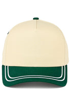 C.C Two Tone with Retro Stripe Cotton Trucker Cap - Green - Trucker Hat Baseball Cap