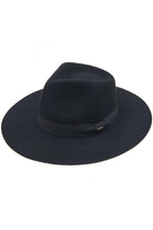 Black C.C Wool Felt Detailed Panama Summer Sun Hat With Ribbon Band Trim; Unique, timeless & classic Summer Sun Fedora Hat has a ribbon band trim material accent. Trendy Birthday, Holiday Gift, Christmas Gift, Regalo de Navided, Bad hair days, casual everyday wear, Anniversary Gift, Fall Outfit, Cool Fashion Fedora, Valentine's Day Gift